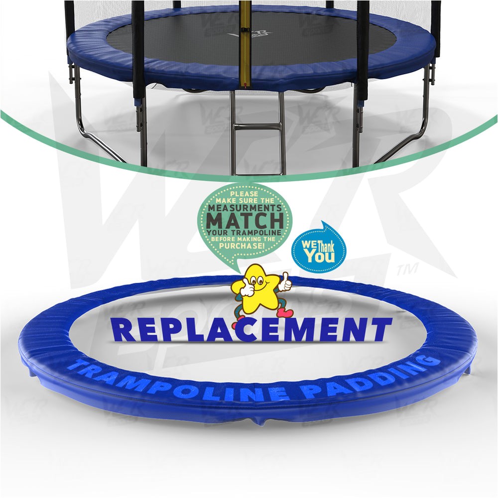 12 Foot Trampoline Mat and Springs 8ft 10ft 12ft 14 Replacement Trampoline Safety Spring