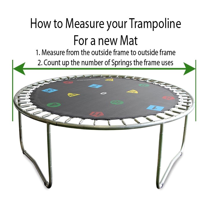 12ft Trampoline Mat and Springs 12ft Printed Trampoline Mat 72 Springs Oz Trampolines