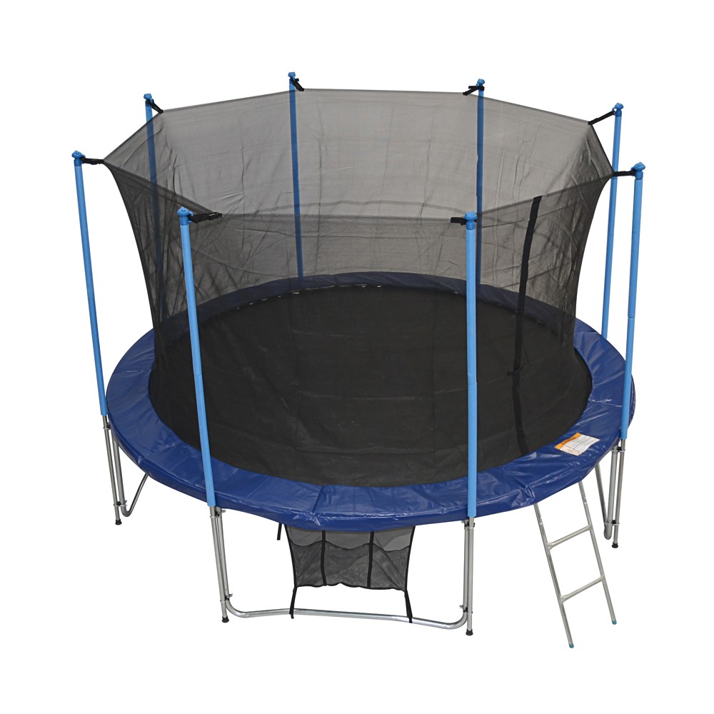 12ft Trampoline Mat and Springs Zupapa Round 12ft Trampoline Frame Safety Enclosure Spring
