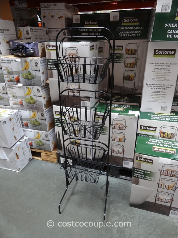 3 Tier Basket Stand Costco so Home 3 Tier Floor Basket