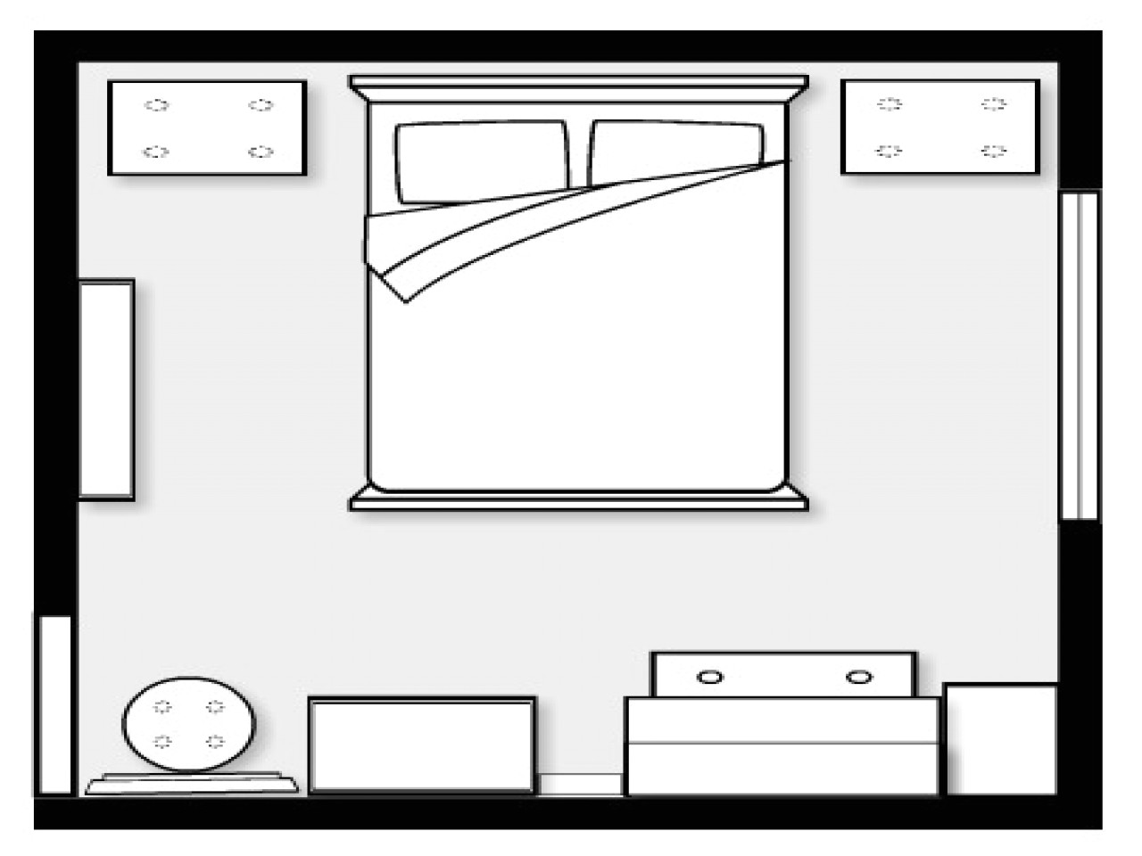 10x10 bedroom layout