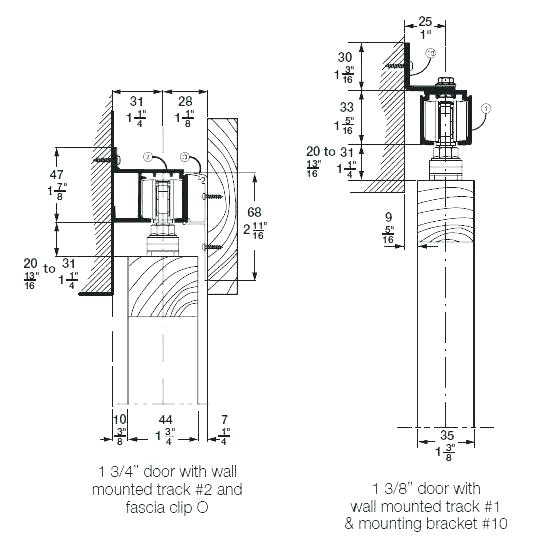 Acme Barn Door Hardware Installation Instructions | AdinaPorter