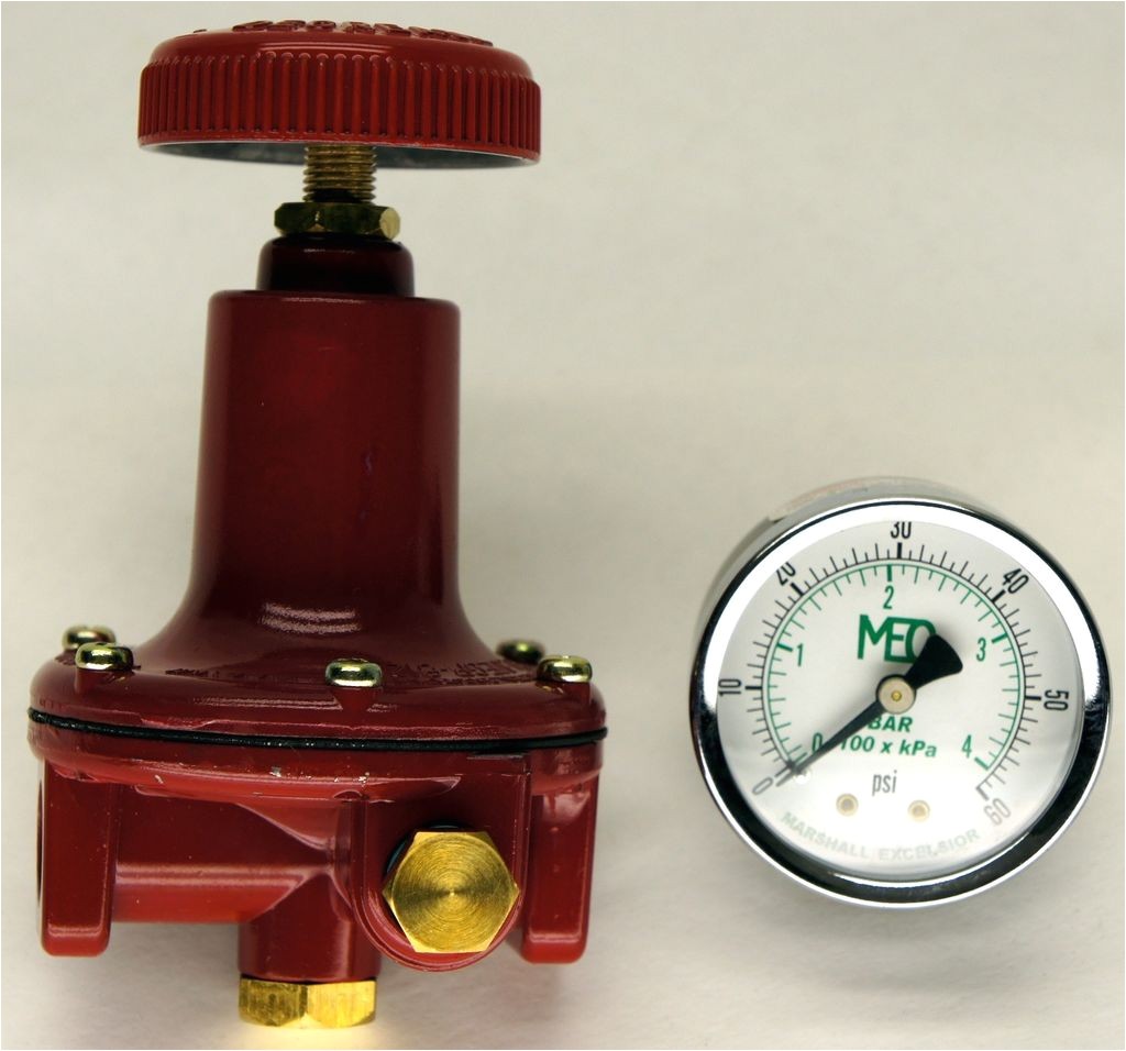 Adjustable High Pressure Propane Regulator with Gauge Megr 6120 30 Propane Regulator Adjustable High Pressure Gauge