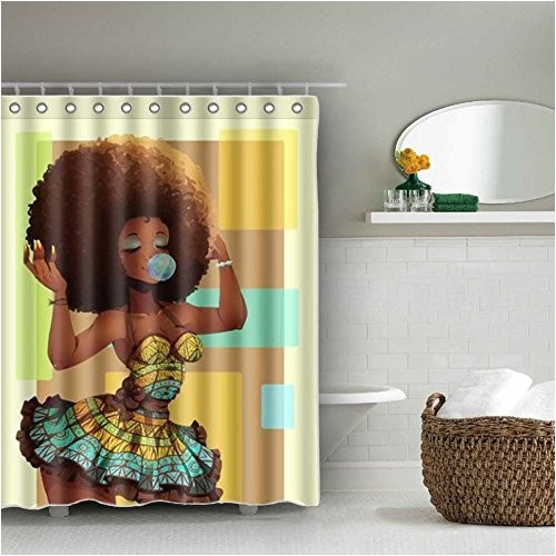 authentic afro shower curtain waterproof baixin 40182198