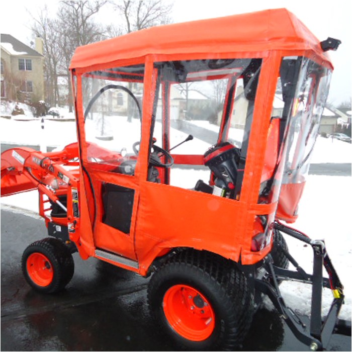 tractor cab enclosure for kubota bx series tractors requires canopy p 3958