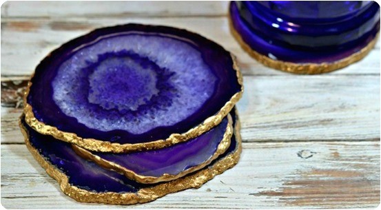 diy agate coasters