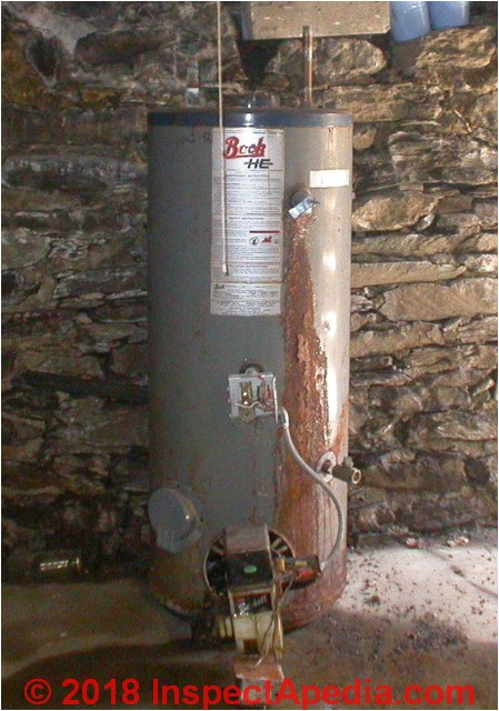 water heater age manuals