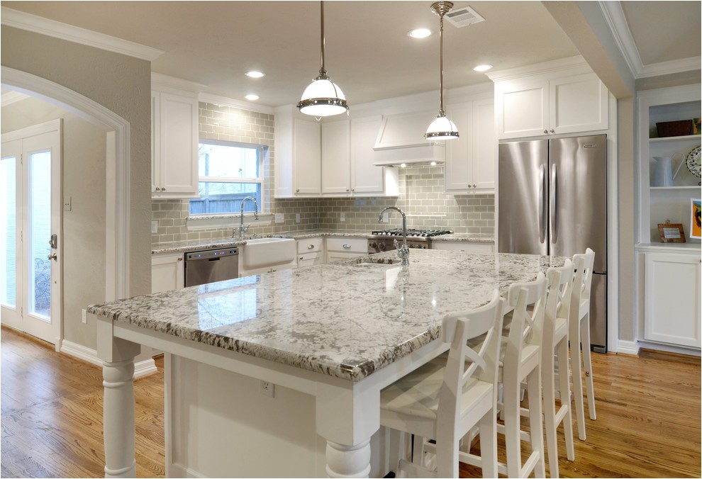 make your elegant kitchen with alaska white granite