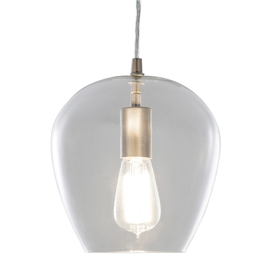 Allen and Roth Lighting Replacement Glass Shop Allen Roth 7 99 In Brushed Nickel Vintage Mini