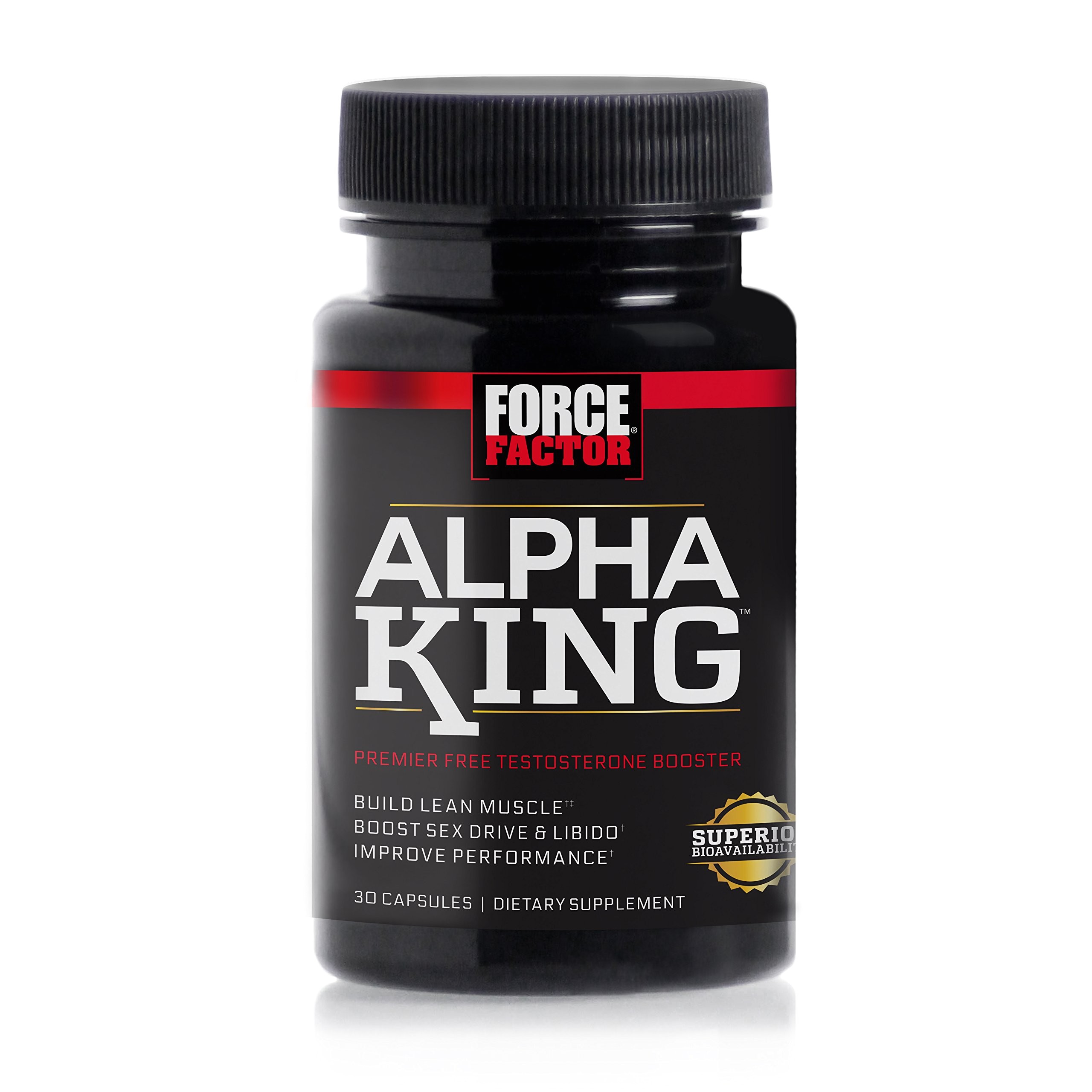 force factor alpha king testosterone booster increase passion and drive build lean muscle