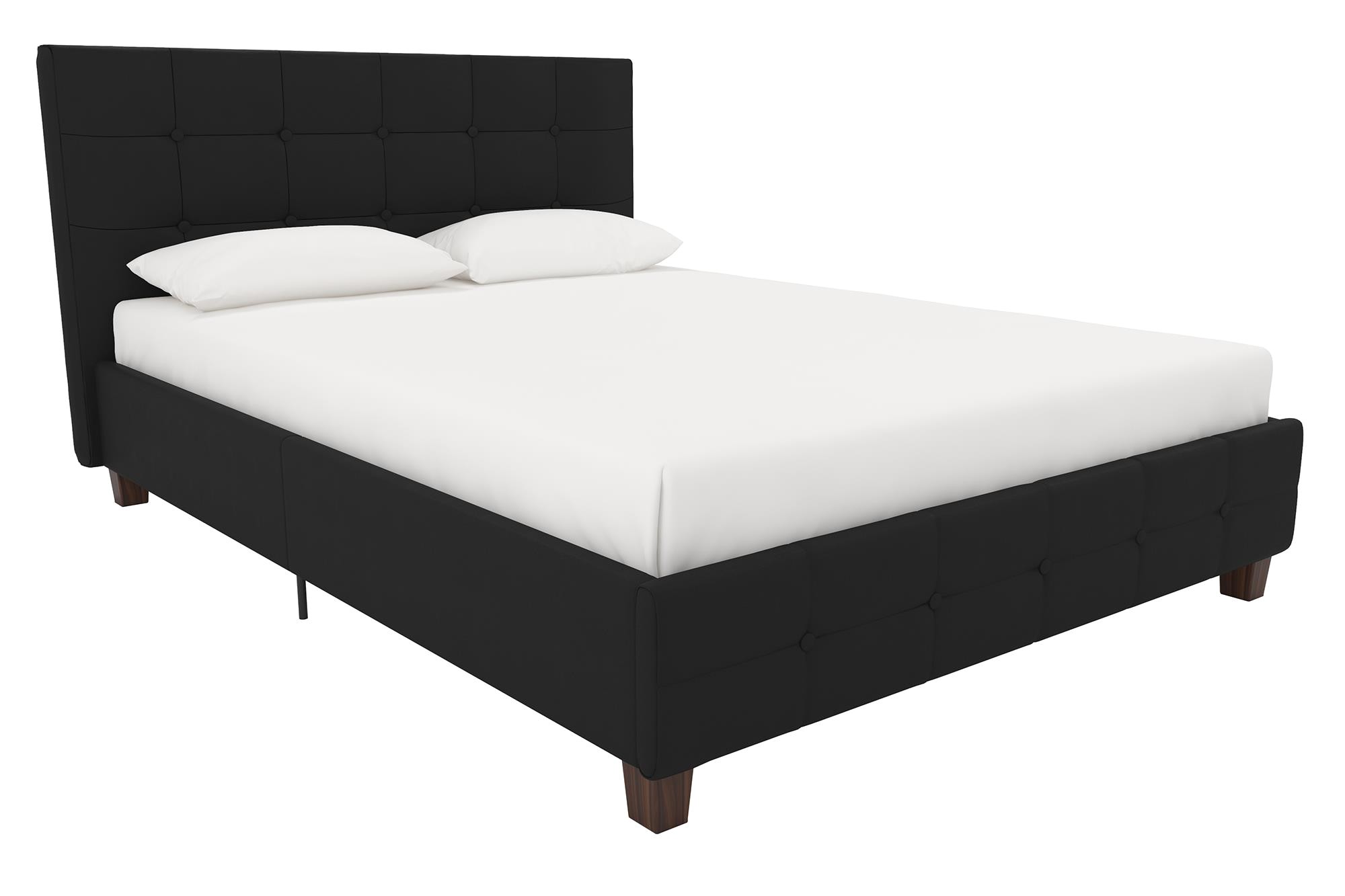 Amherst Upholstered Platform Bed Instructions Rose Upholstered Bed Dhp Furniture