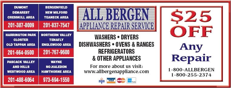 appliance repair bergen county nj