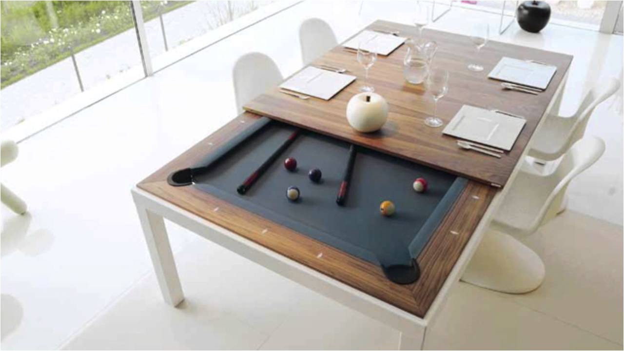 fusion pool table and dining table