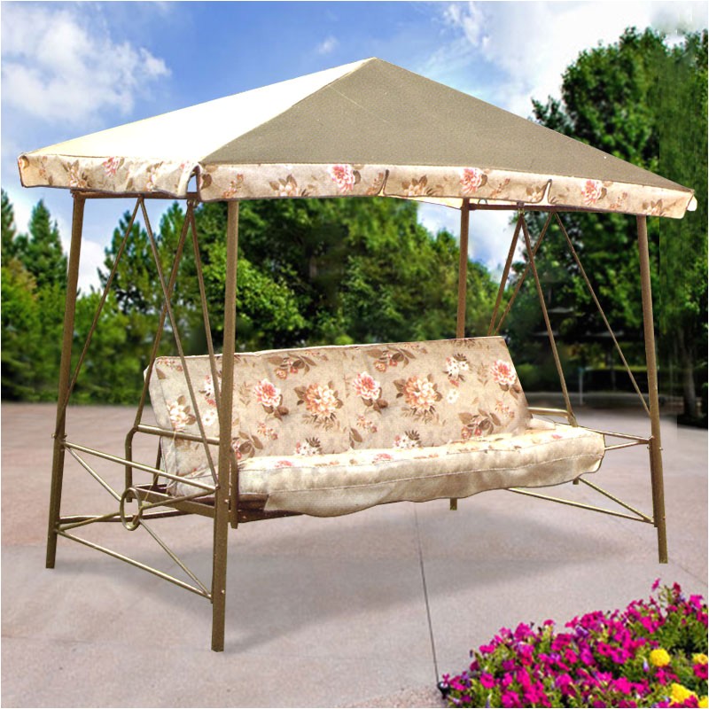 Backyard Creations Replacement Canopy for Swing Courtyard Creations Rus472w 2007 Garden Swing Garden Winds