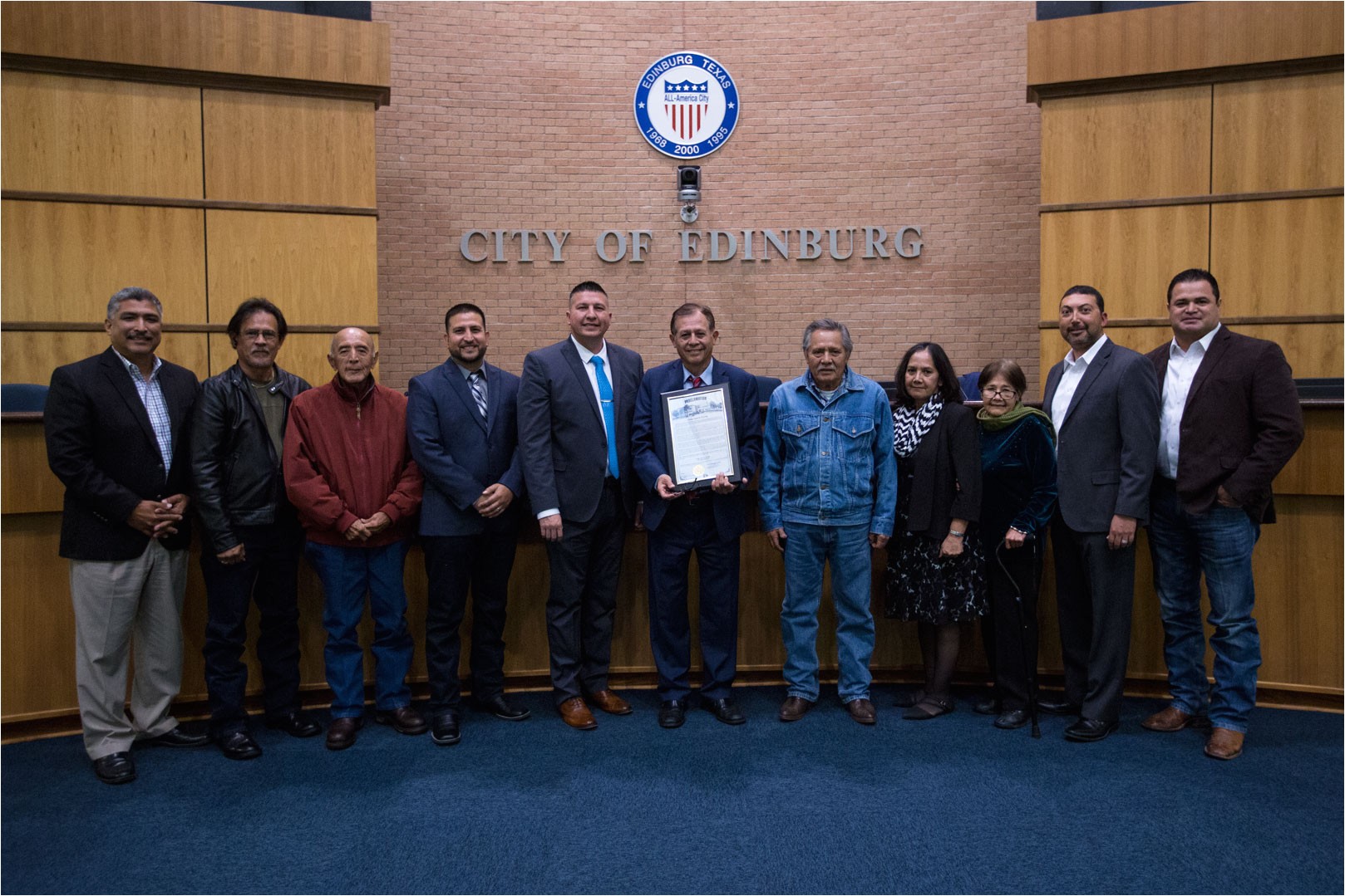 edinburg texas nov 21 2018 the edinburg city council recognized judge juan r partida for 30 years of service to the 275th district court