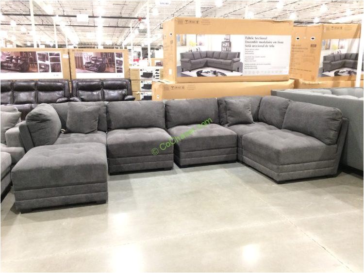 bainbridge fabric sectional with ottoman 2