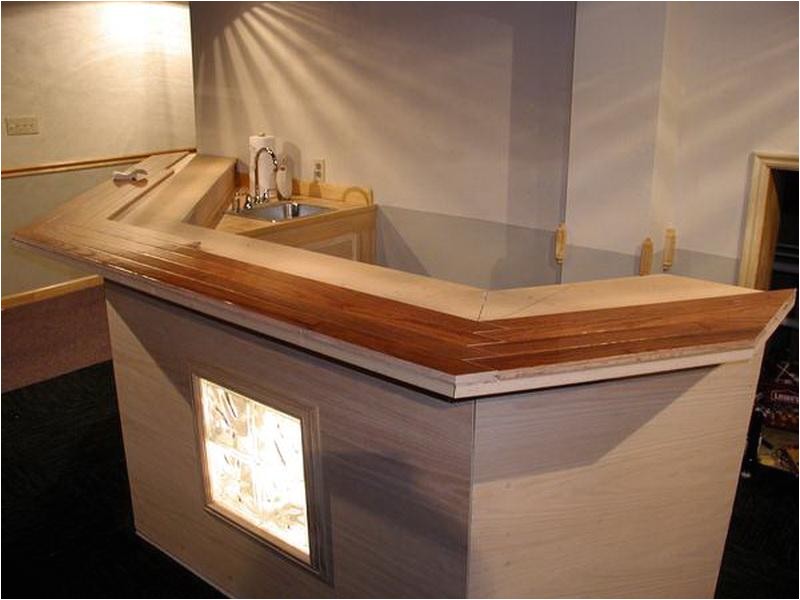 ways to create modern bar rail molding