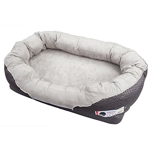 Barksbar Large Gray orthopedic Dog Bed Barksbar Large Gray orthopedic Dog Bed 40 X 30 Inches