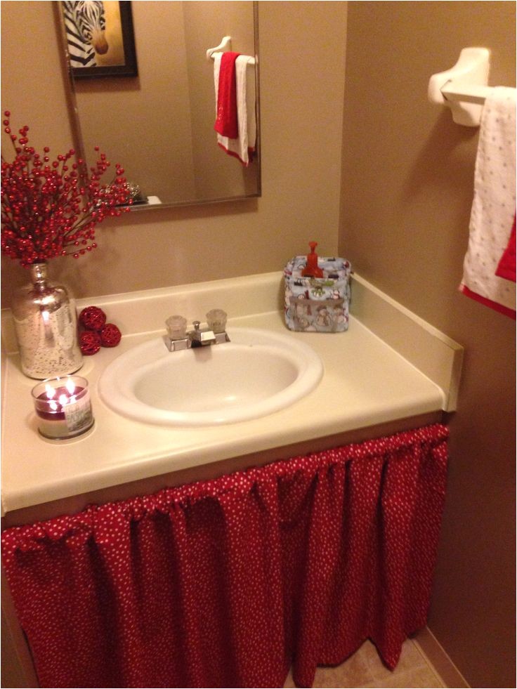 skirt for bathroom sink