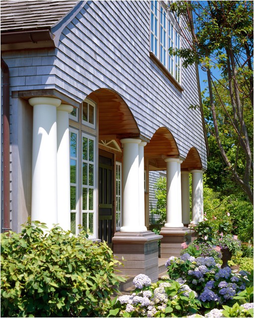 Benjamin Moore Elephant Tusk Exterior Details Traditional Exterior Boston by Polhemus