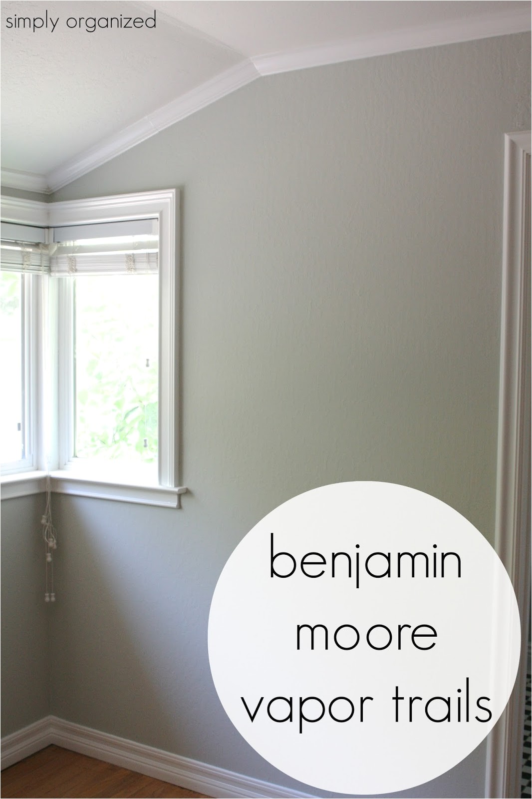 Benjamin Moore Vapor Trails My Home Interior Paint Color Palate Simply organized