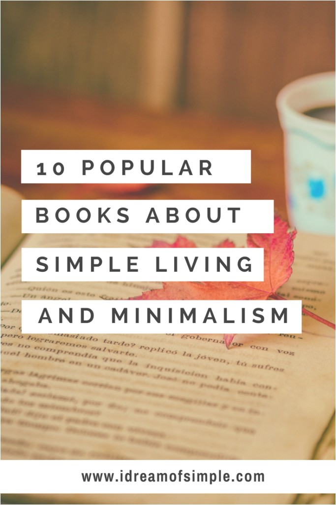 books to inspire simple living and minimalism