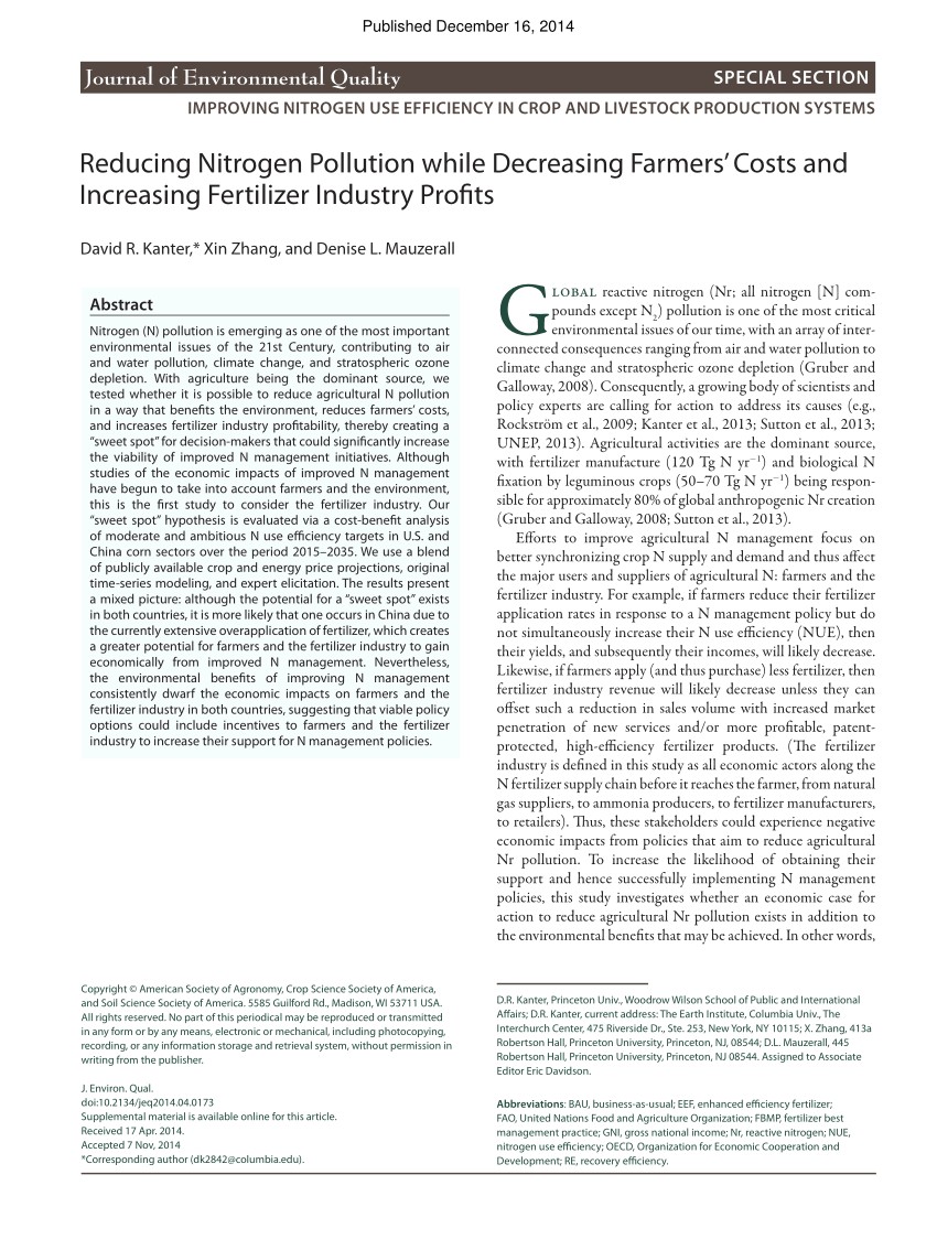 pdf costs and benefits of nitrogen in the environment chapter 22