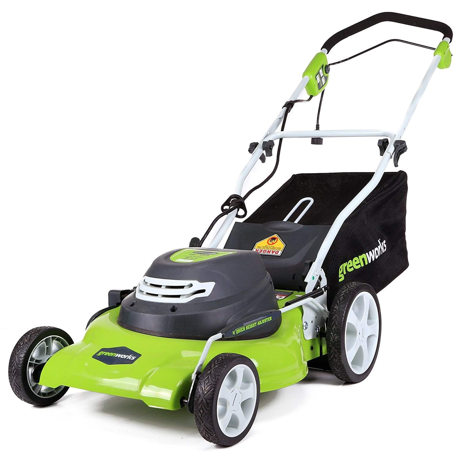 best overall electric greenworks 12 amp corded 20 inch lawn mower