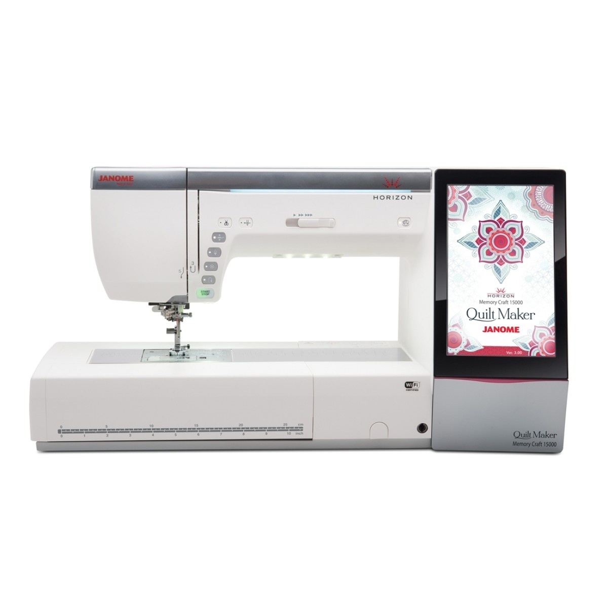 janome horizon quilt maker memory craft 15000 sewing quilting embroidery machine