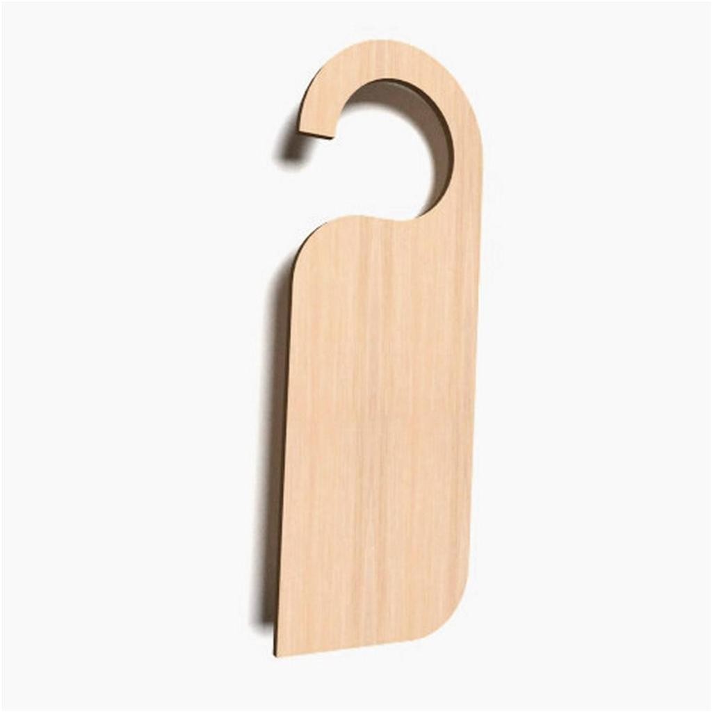 Blank Wooden Door Hangers 10x Wooden Door Hanger Sign Shape Plaque Plain Tags Blank