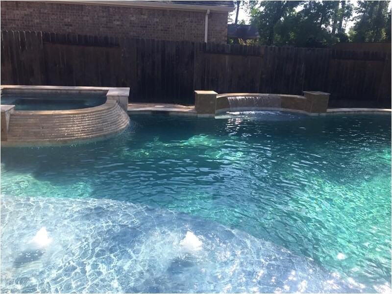 Blue Surf or Aqua Blue Pebble Sheen Pebble Sheen Colors by Modern Method Gunite Houston