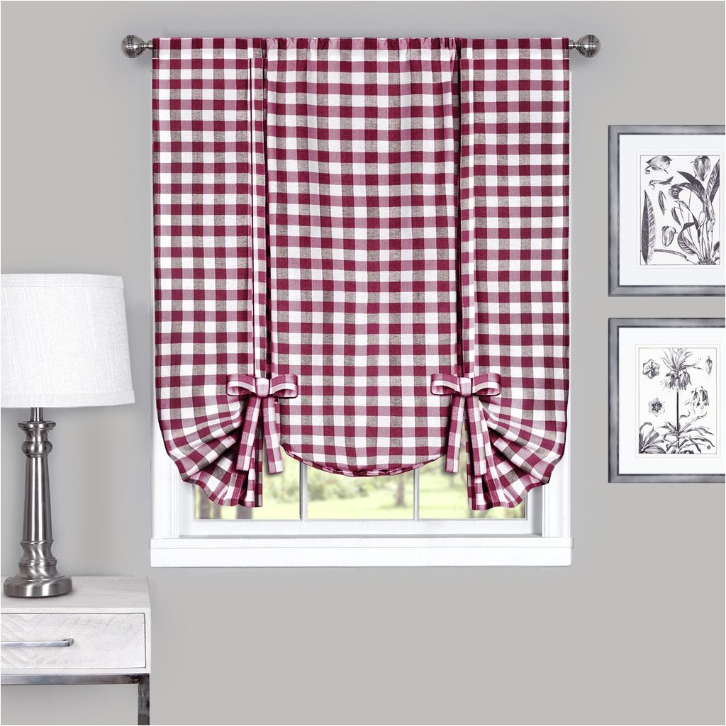 Buffalo Check Curtains Walmart Buffalo Check Curtain Panel Available In Multiple Sizes