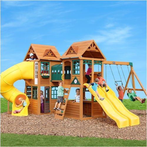 Cedar Summit Kingsbridge Playset Cedar Summit Kingsbridge Playset Do It Yourself