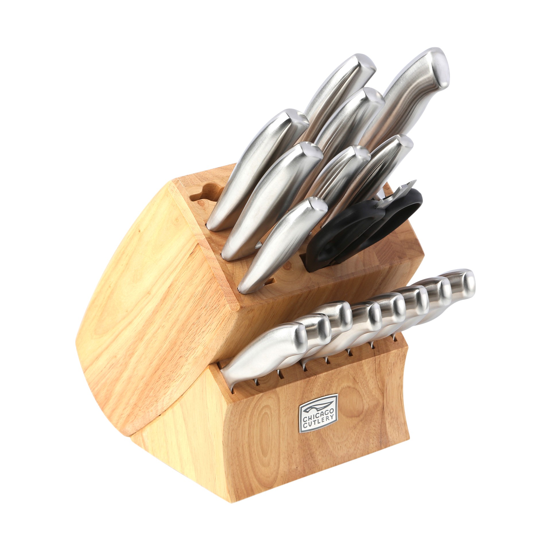 Chicago Cutlery Insignia 18 Piece Set Review Chicago Cutlery Insignia Steel 18 Piece Knife Block Set