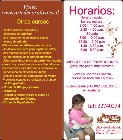 Clases De Floristeria En San Salvador Web Arte Decorativo Clases De Manualidades