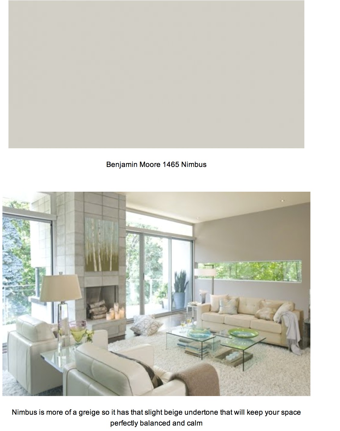 the color we picked for most of the house benjamin moore nimbus