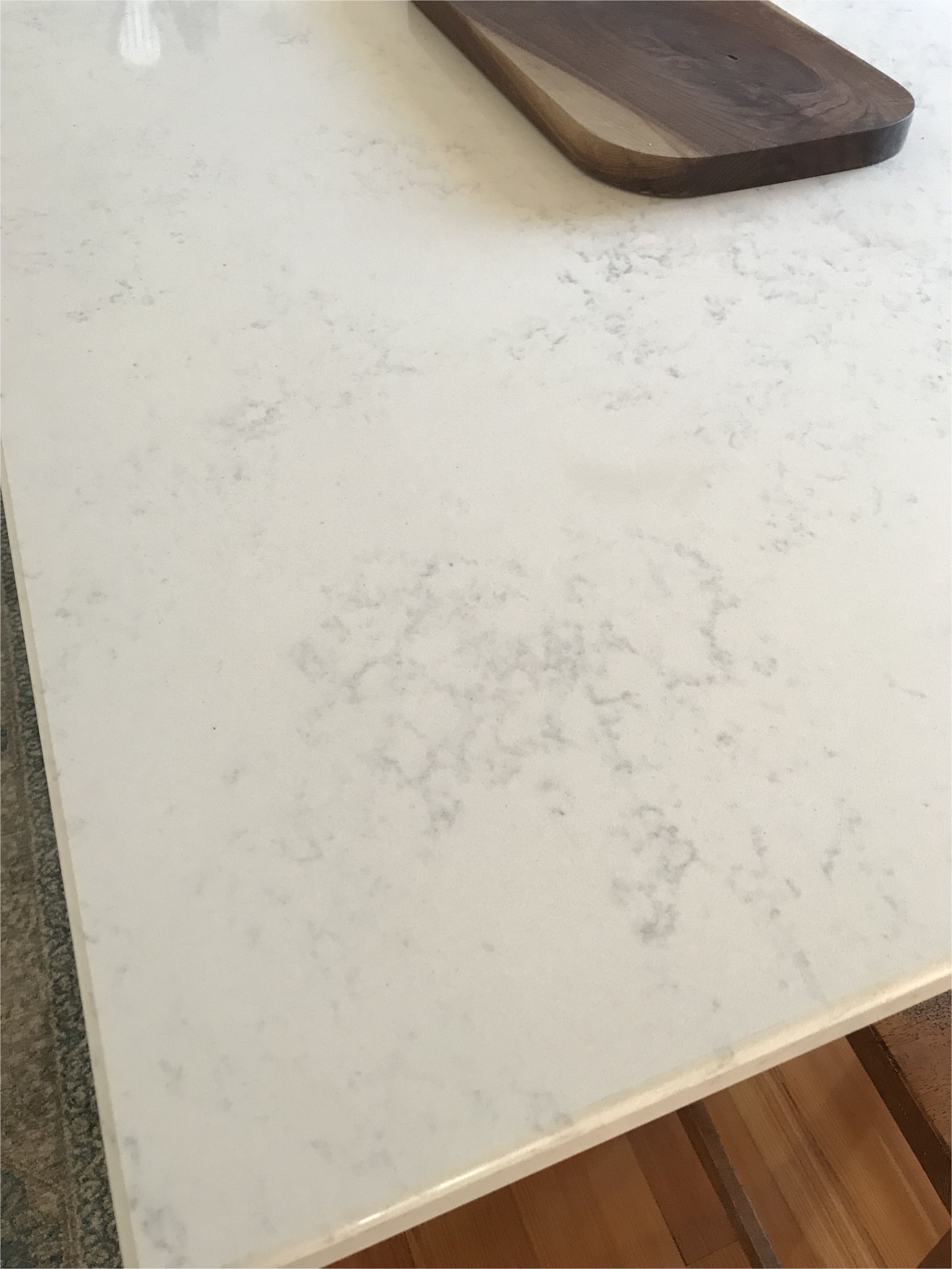 quartz countertops in calacatta vicenza with eased edge profile from albemarle countertop