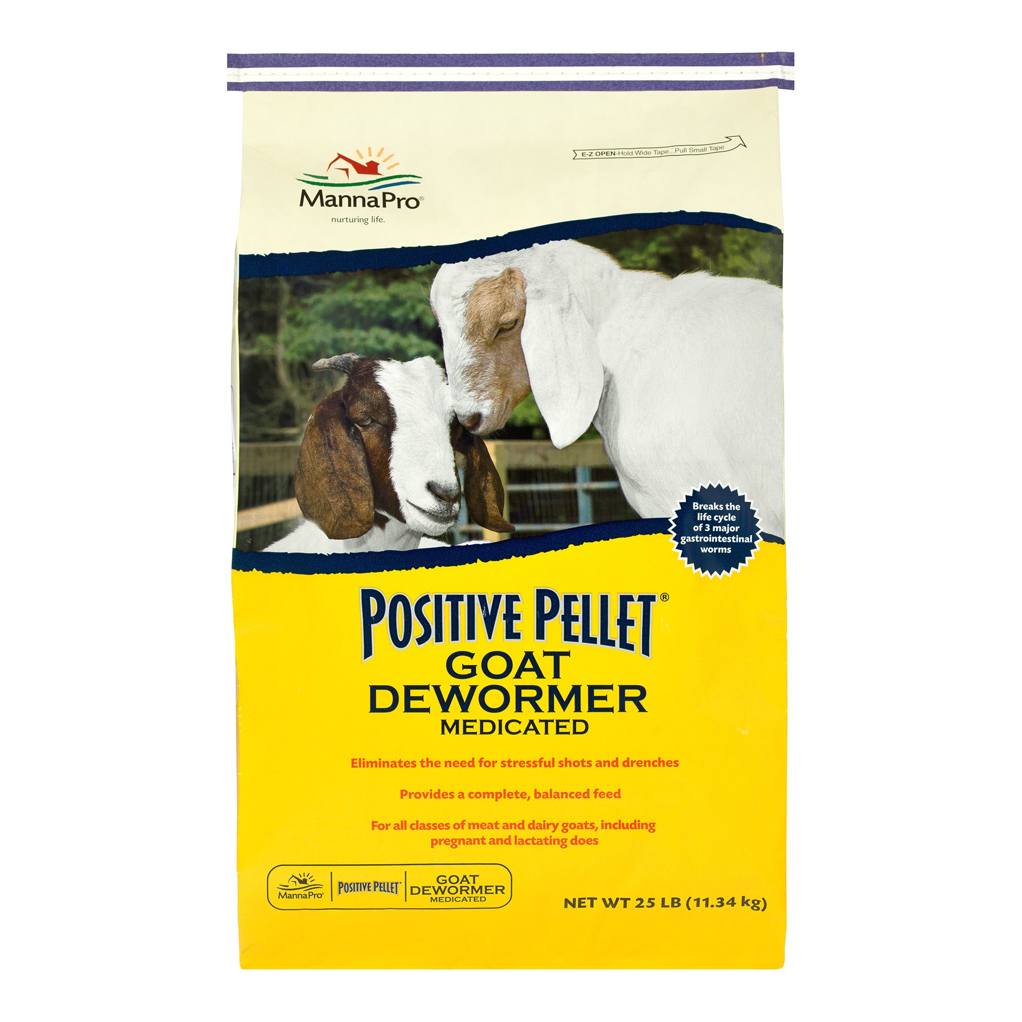 positive pellet goat dewormer