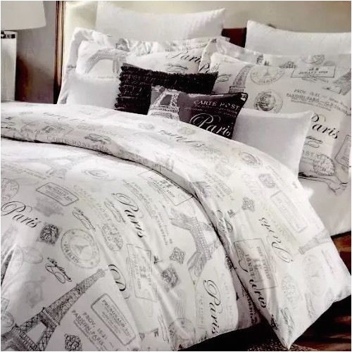 Cynthia Rowley Paris Bedding Set Cynthia Rowley 5pc Paris Comforter King Set Eiffel tower