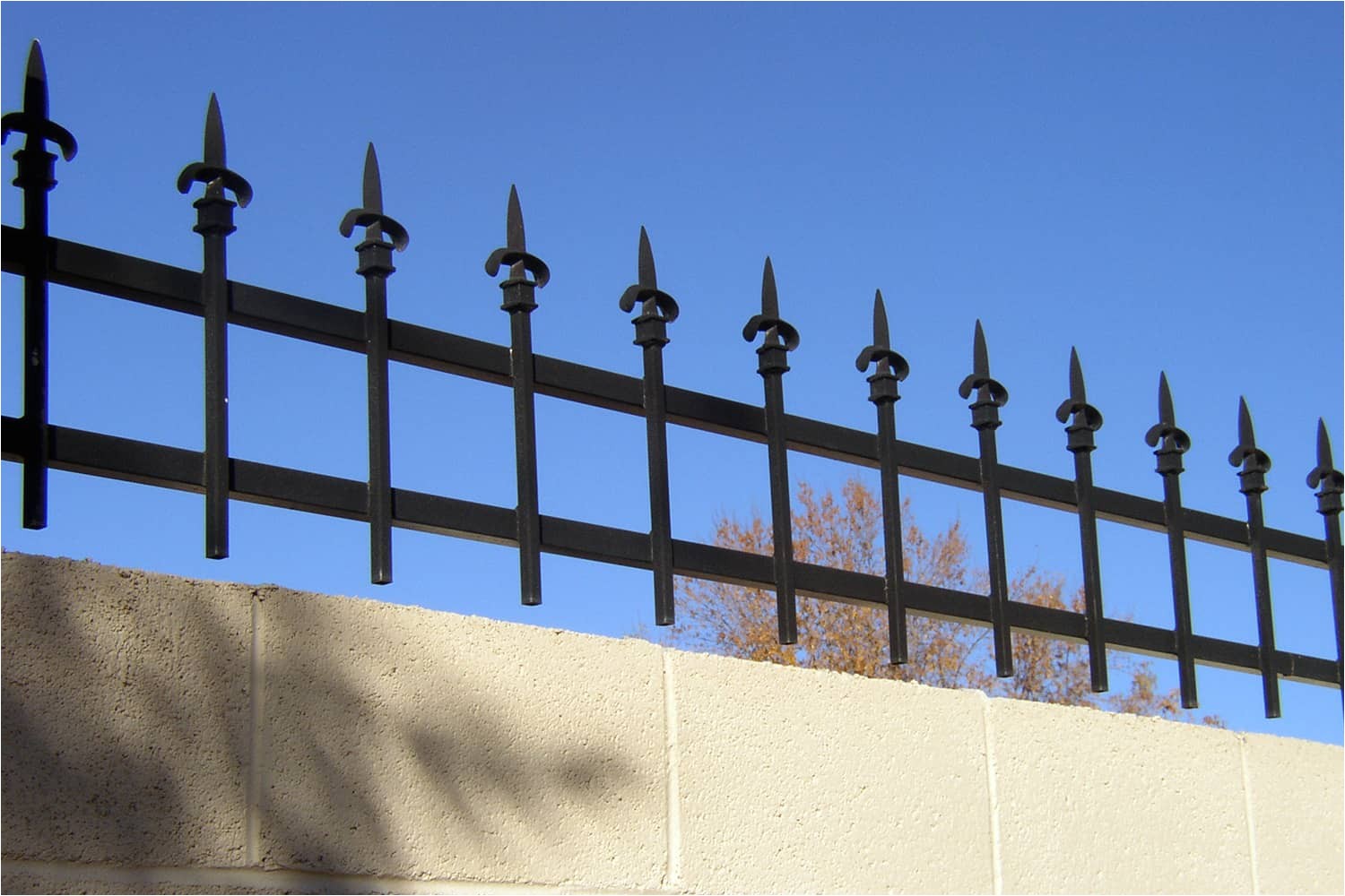 Decorative Wrought Iron Fence toppers Decorative Wrought Iron Fencing Examples Sun King Fencing