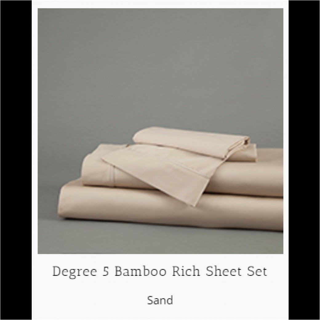 dreamfit degree 5 bamboo first fit sheet