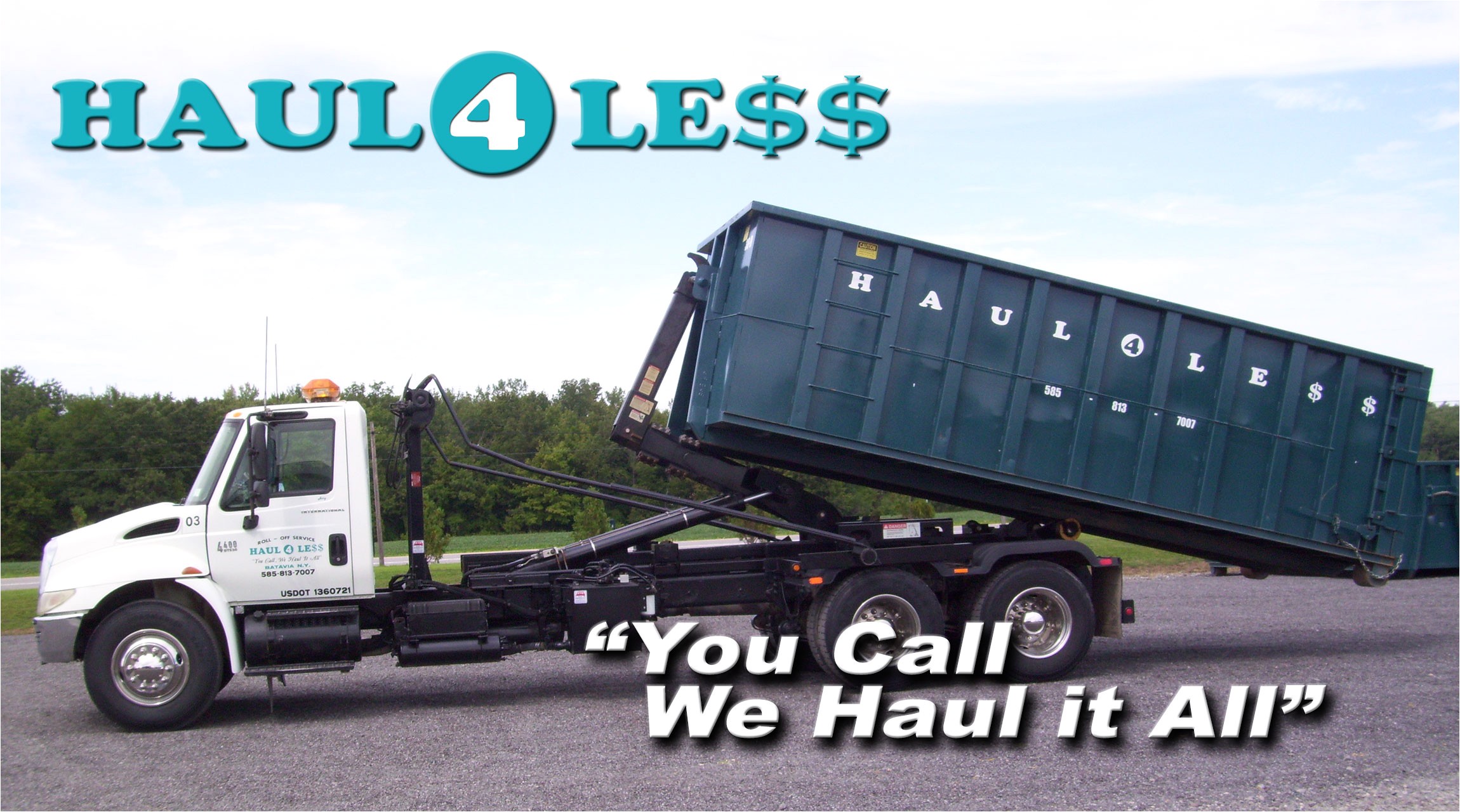 providing commerical residential roll off dumpster rental services