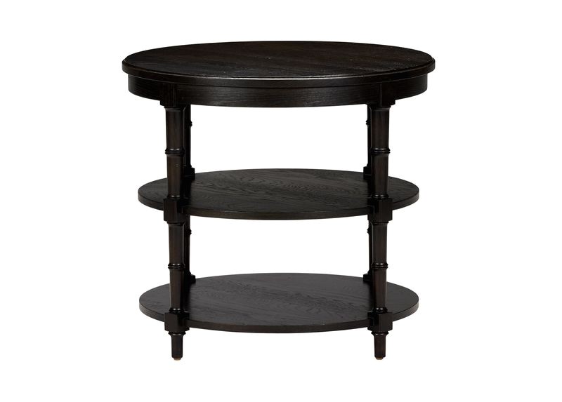 Ethan Allen Allistair Side Table Allistair Round Faux Bamboo Side Table Side Accent