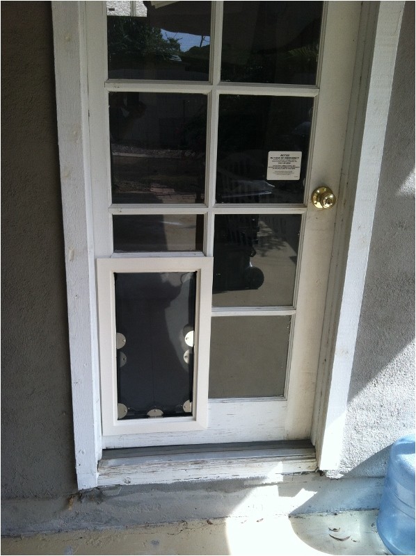 amusing french door dog door insert