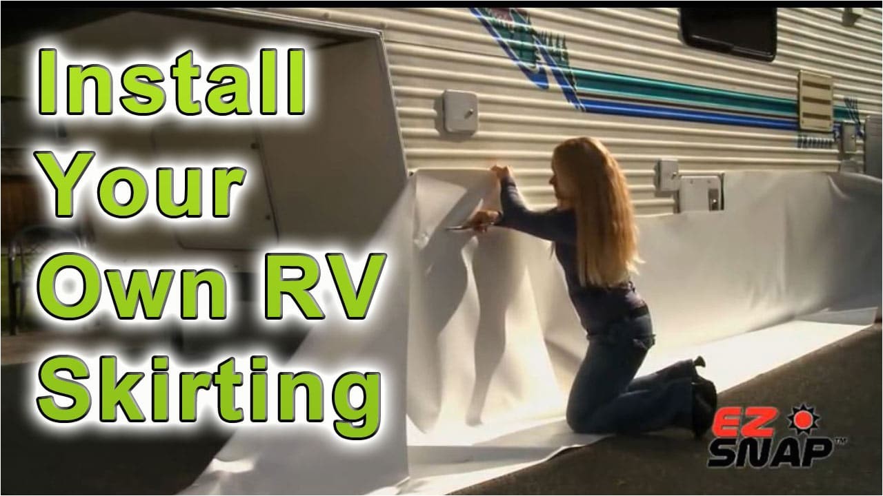 ez snap rv skirting kits