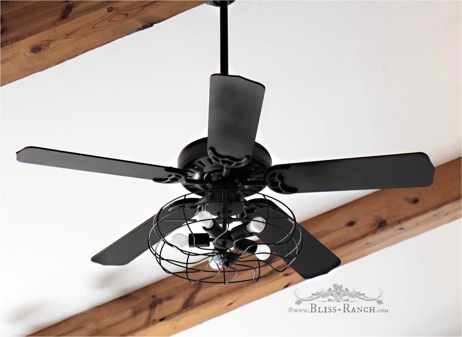 ceiling fan updated with paint lights bliss ranch com