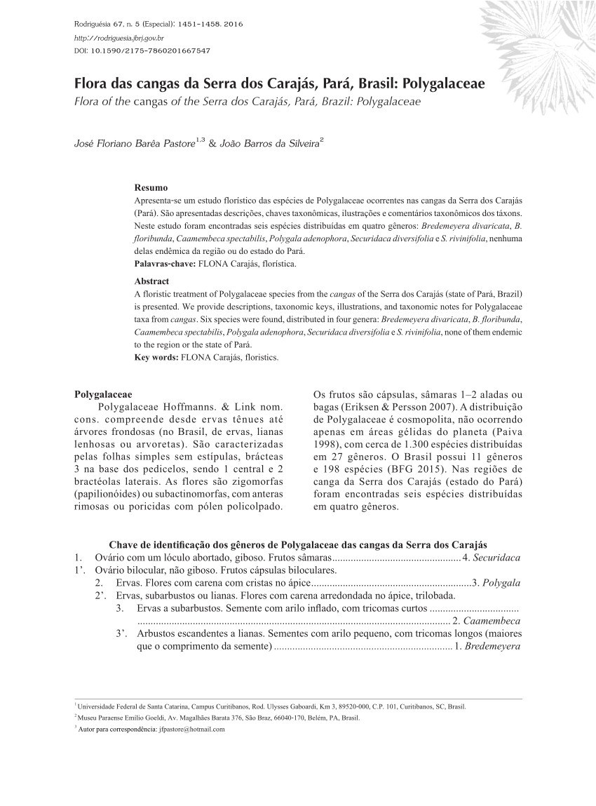 pdf taxonomic notes and new combinations for asemeia polygalaceae