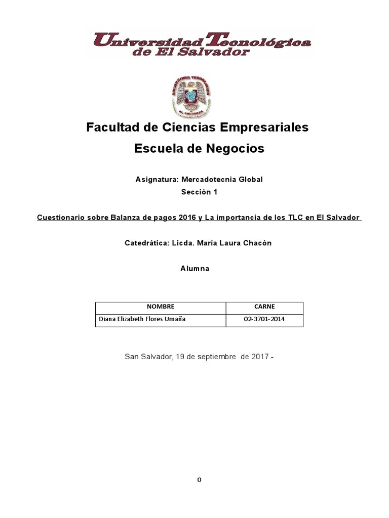 Floristerias Economicas En San Salvador Balanza De Pagos 2016 Y La Importancia De Los Tlc En El Salvador