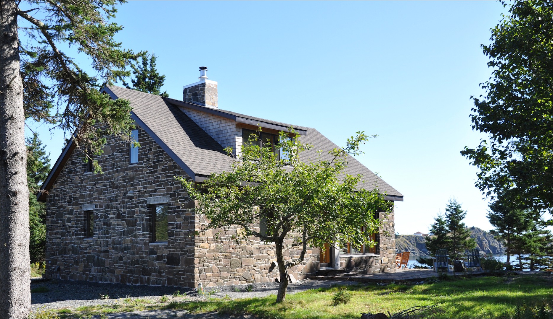 bay of fundy fog east coast stone cottage design