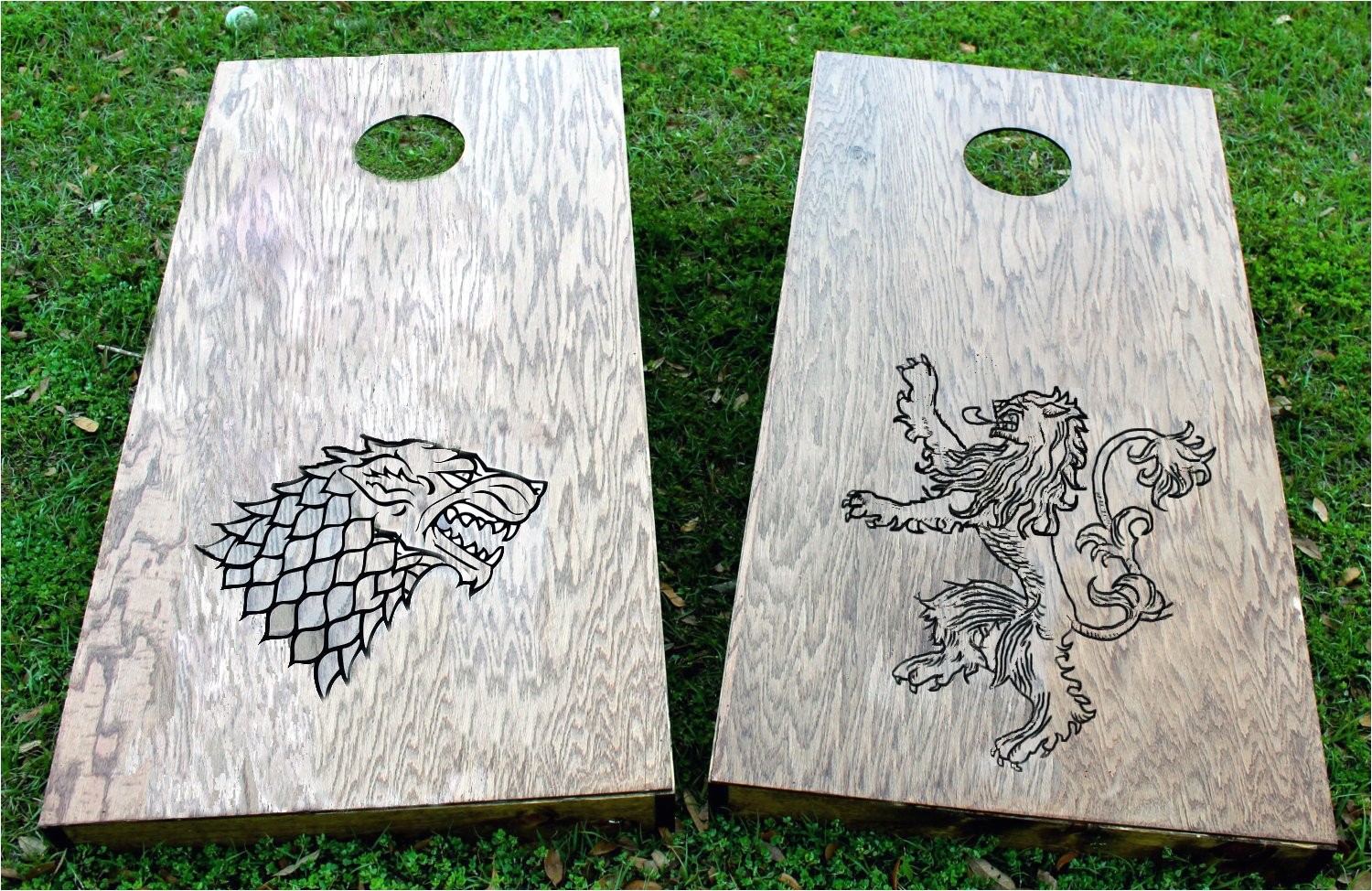 Game Of Thrones Cornhole Game Of Thrones Custom Cornhole Game Lannister and Stark